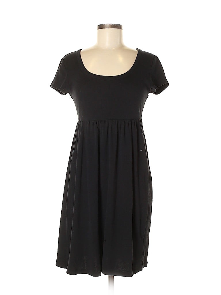 Daisy Fuentes 100% Cotton Solid Black Casual Dress Size M - 89% off ...