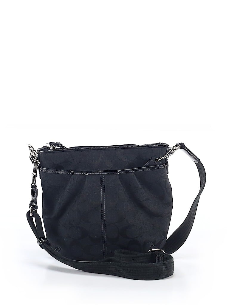 Coach Factory Solid Black Leather Crossbody Bag One Size - 67% off | thredUP