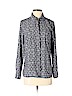 Splendid 100% Polyester Blue Long Sleeve Blouse Size S - photo 1