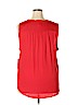 Vince Camuto 100% Polyester Red Sleeveless Blouse Size XXL - photo 2