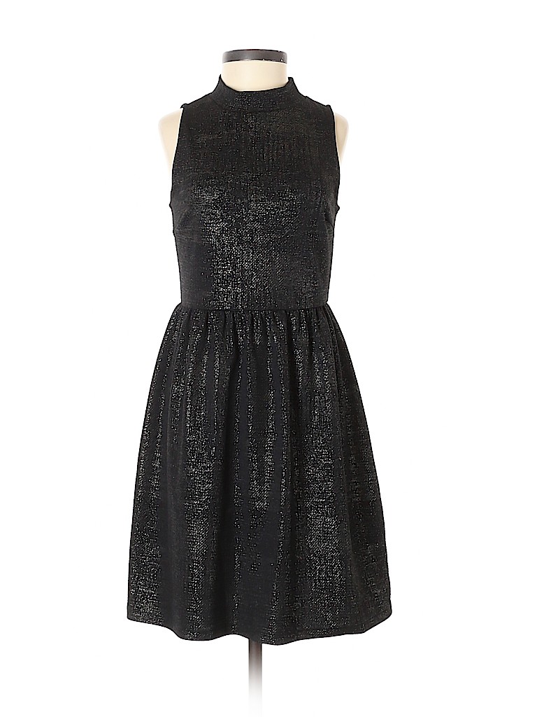 Aqua Metallic Black Cocktail Dress Size S - 87% off | thredUP