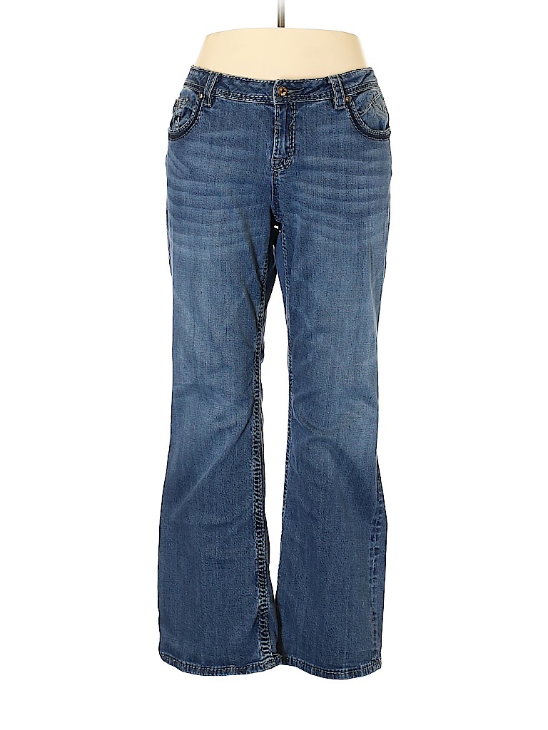 vigoss-solid-blue-jeans-size-20-plus-76-off-thredup