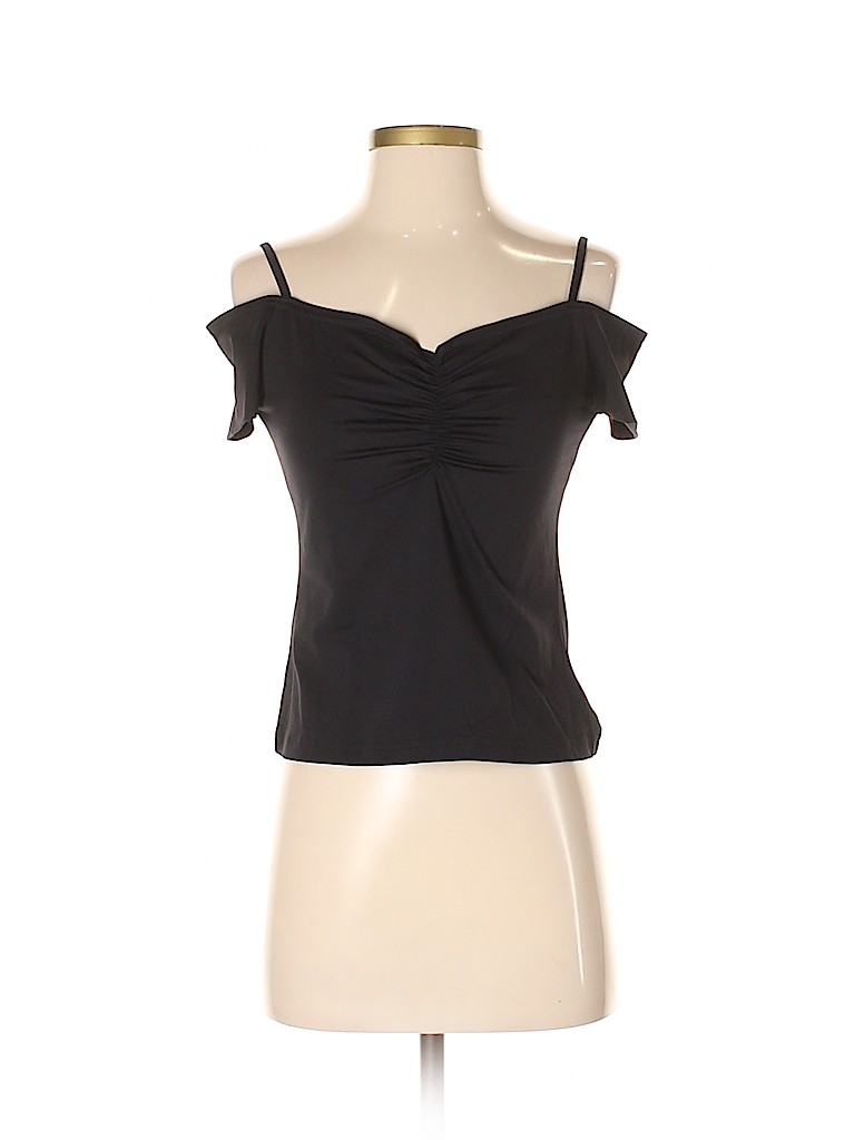 Anne Fontaine Black Short Sleeve Top Size XS (1) - photo 1