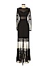 Express 100% Polyester Black Cocktail Dress Size 2 - photo 1