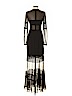 Express 100% Polyester Black Cocktail Dress Size 2 - photo 2