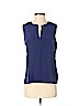 Kate Spade New York 100% Silk Blue Sleeveless Silk Top Size 6 - photo 1