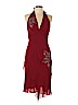 BCBGMAXAZRIA 100% Polyester Red Cocktail Dress Size 12 (petite) - photo 1