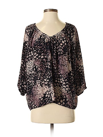Rebecca Taylor 3/4 Sleeve Silk Top (view 1)