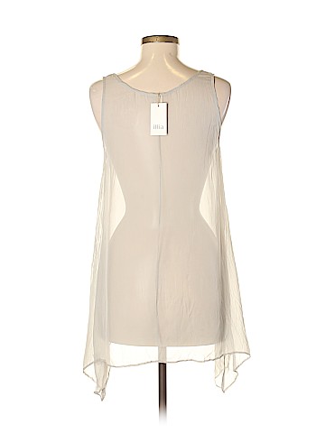 Illia Sleeveless Silk Top (view 2)