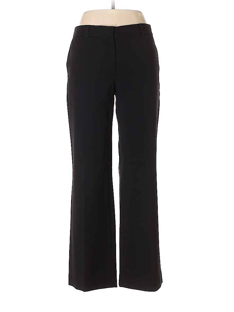 Petite Sophisticate Solid Black Wool Pants Size 12 - 86% off | thredUP