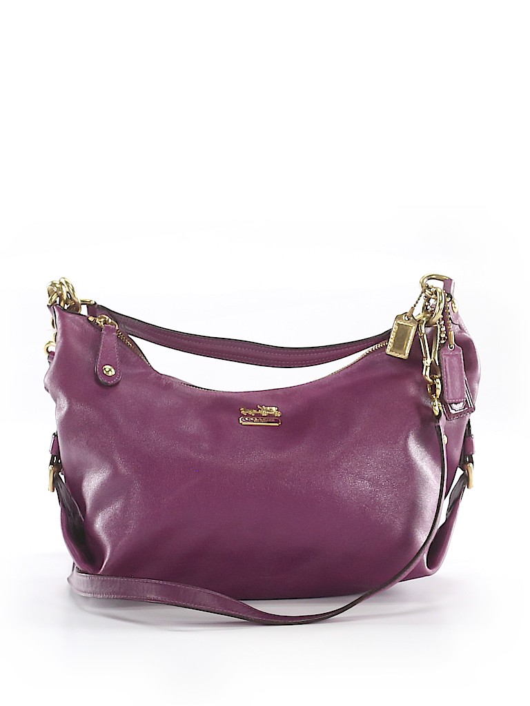 coach purple satchel