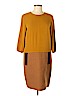 Longchamp 100% Silk Yellow Casual Dress Size EU (FR) 42 / US 10 - photo 1