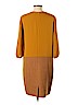 Longchamp 100% Silk Yellow Casual Dress Size EU (FR) 42 / US 10 - photo 2