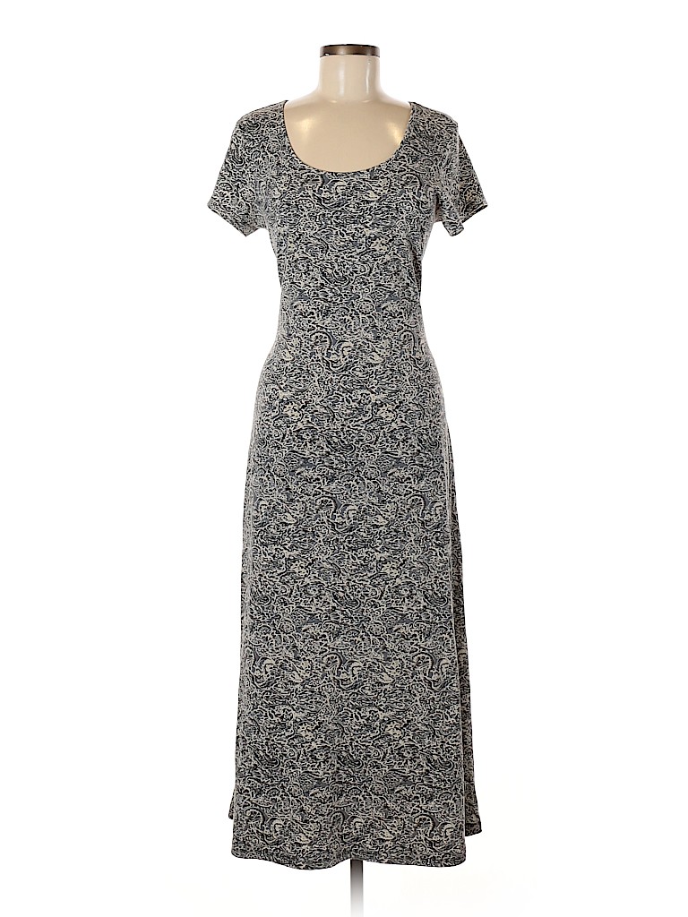 Peruvian Connection Print Gray Casual Dress Size M - 67% off | thredUP