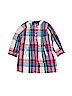 Tommy Hilfiger 100% Cotton Plaid Blue Dress 12-18 MO / 18 MO - photo 1
