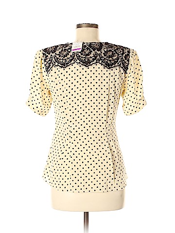 Nanette Lepore Short Sleeve Silk Top (view 2)
