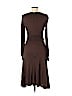 Carolina Herrera 100% Viscose Brown Casual Dress Size 4 - photo 2