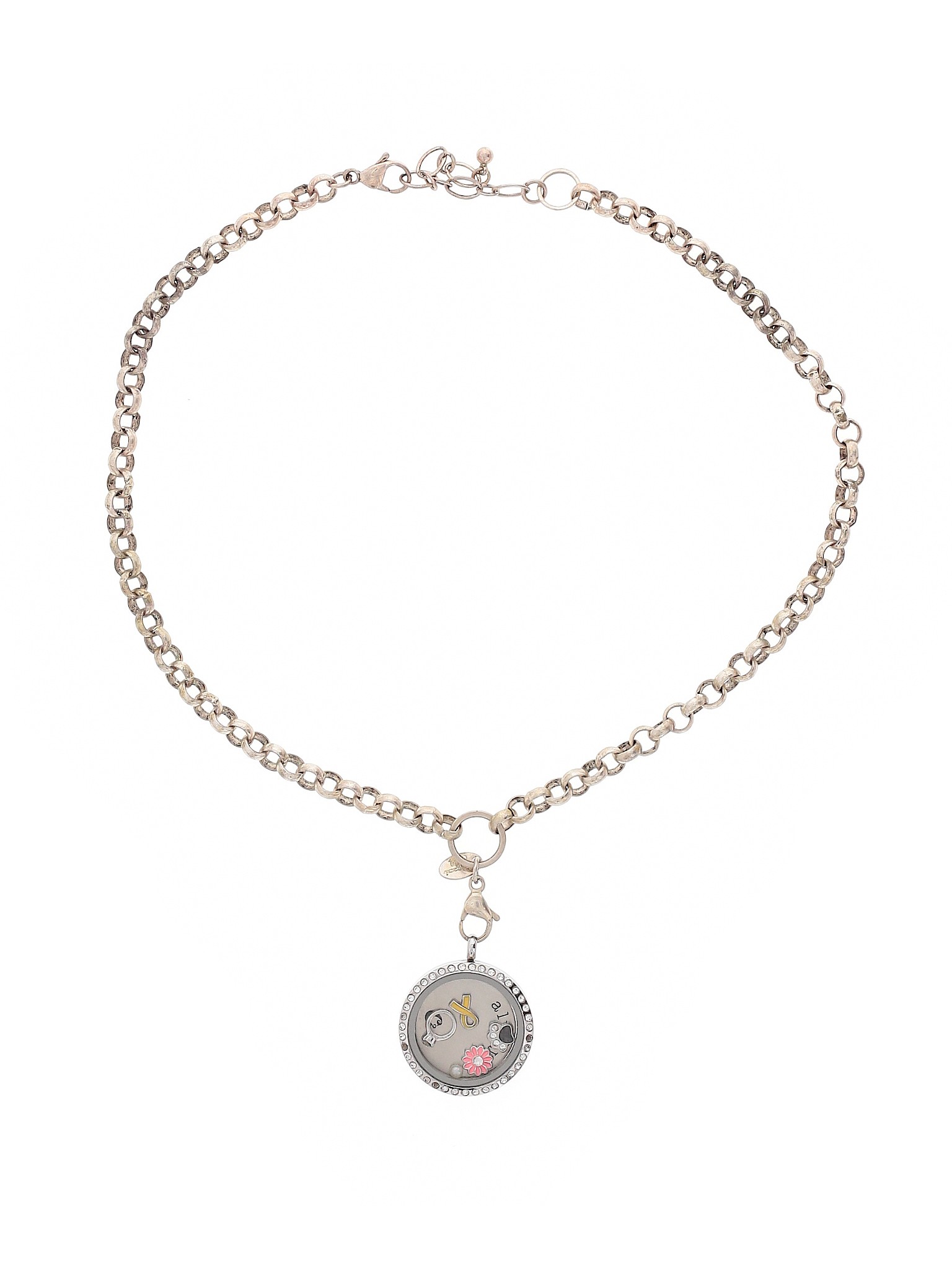 Origami Owl Silver Toned Necklace One Size 66 off thredUP