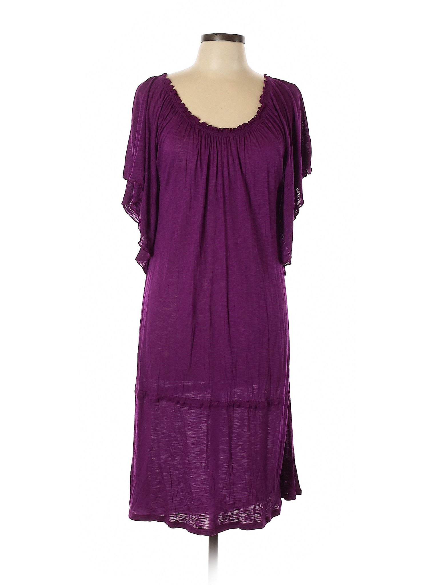 NWT La Blanca Women Purple Casual Dress L | eBay