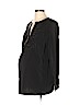 Noir 100% Polyester Black Long Sleeve Blouse Size L - photo 1
