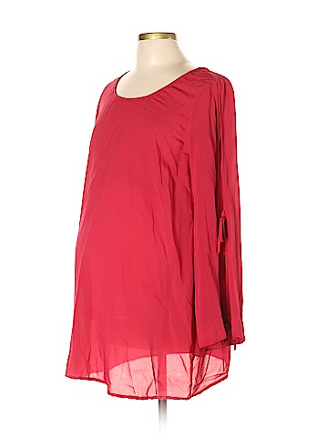 OCTAVIA Maternity Long Sleeve Blouse (view 1)