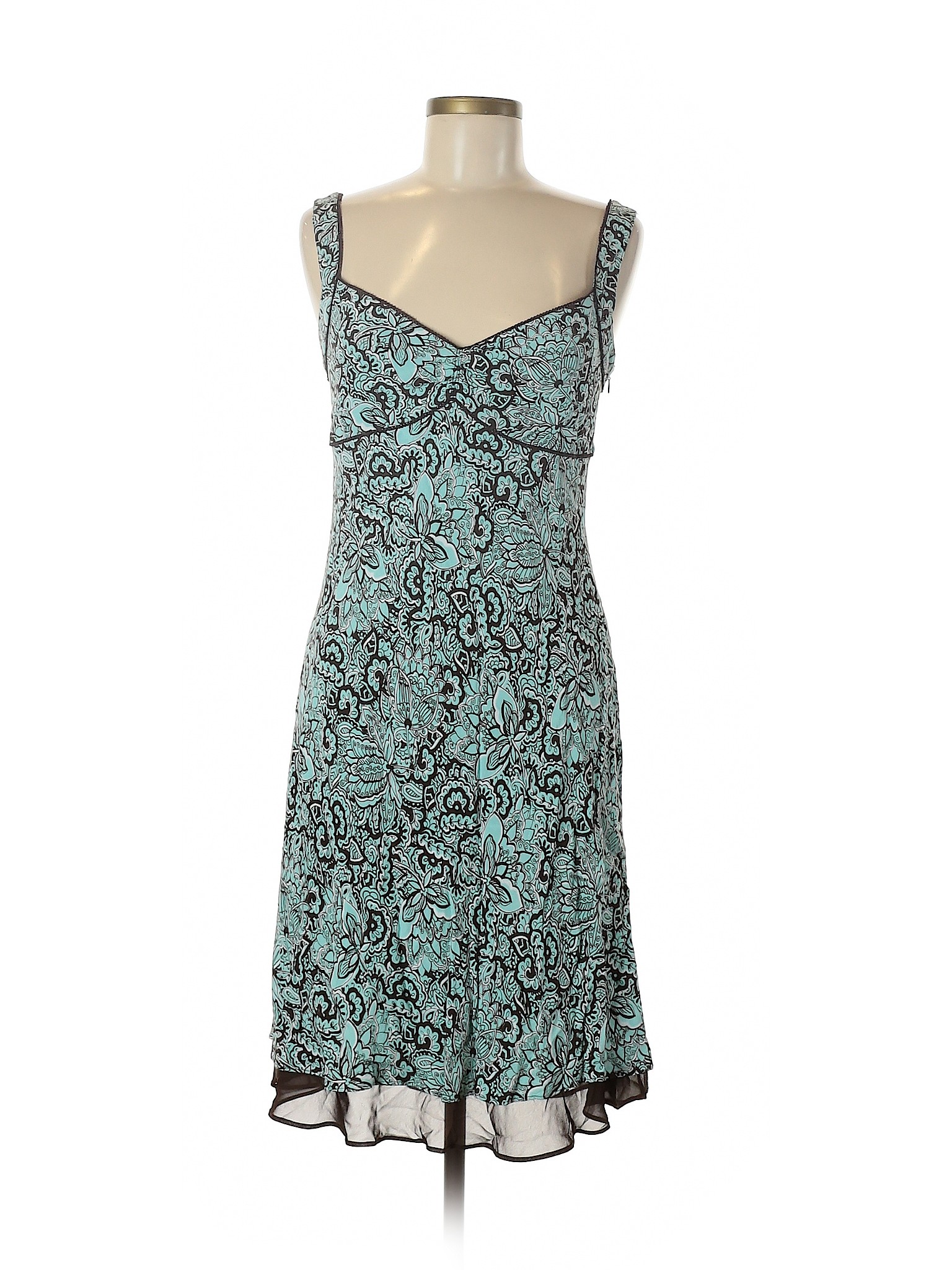 Ann Taylor Loft Women Brown Casual Dress 6 | eBay