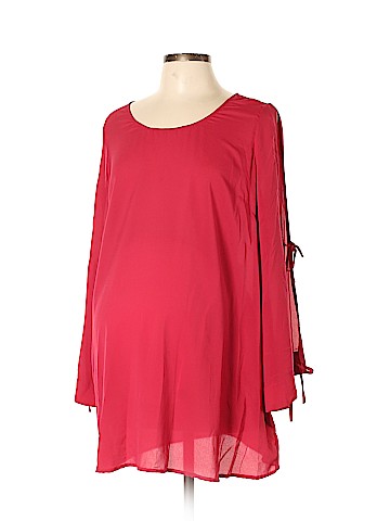 OCTAVIA Maternity Long Sleeve Blouse (view 1)