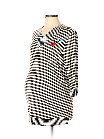 Summer and Sage Maternity 3/4 Sleeve Top (view 1)