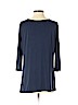 Noir 100% Polyester Dark Blue 3/4 Sleeve Blouse Size S - photo 2