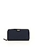 Kate Spade New York 100% Cow Leather Solid Blue Leather Wallet One size - photo 1