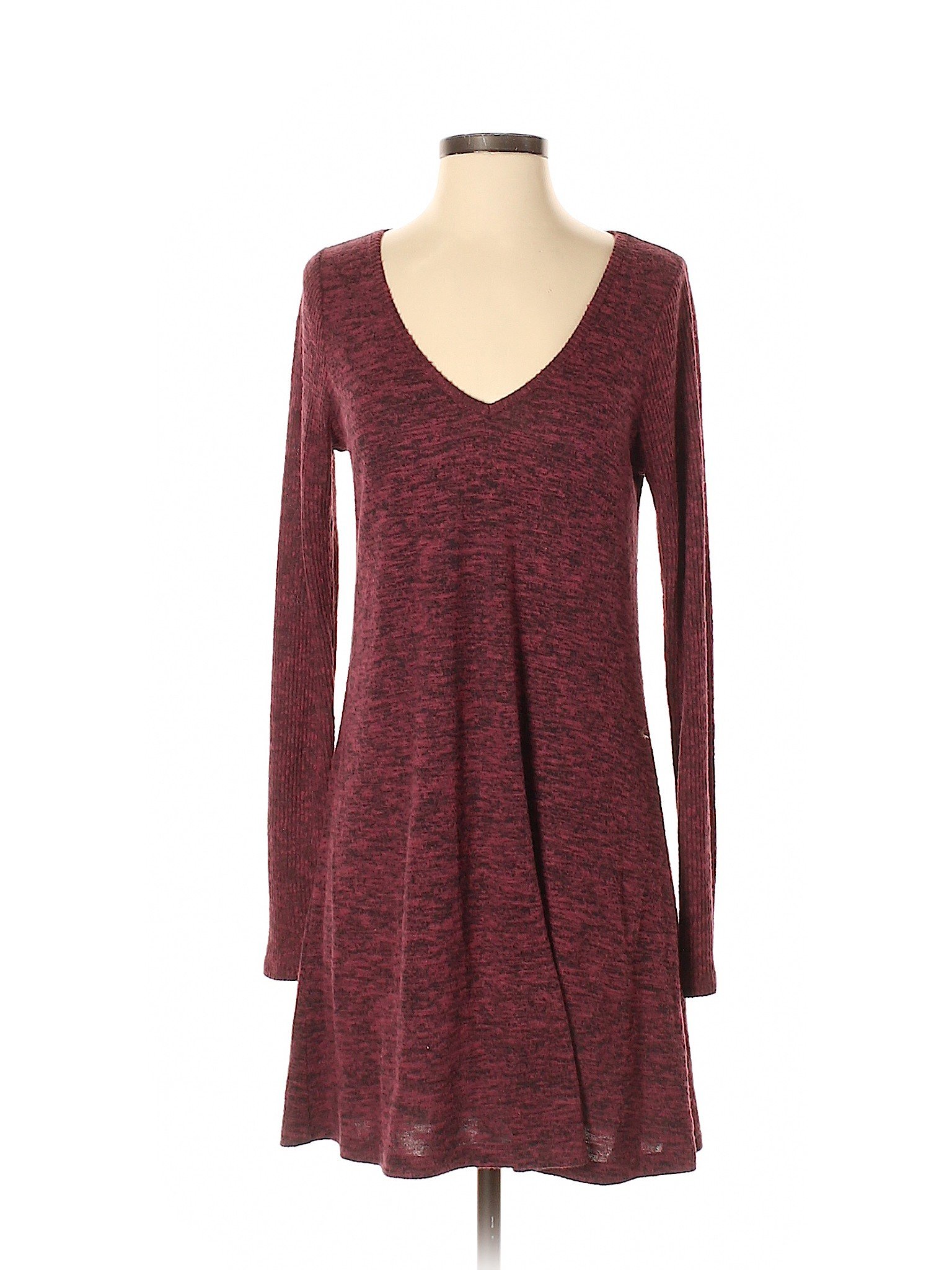 Express Solid Brown Casual Dress Size M - 90% off | thredUP