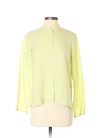 Eileen Fisher Long Sleeve Silk Top (view 1)