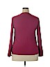 Tommy Hilfiger 100% Viscose Purple Long Sleeve Blouse Size XL - photo 2