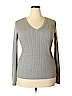 Lauren by Ralph Lauren Gray Pullover Sweater Size XL - photo 1