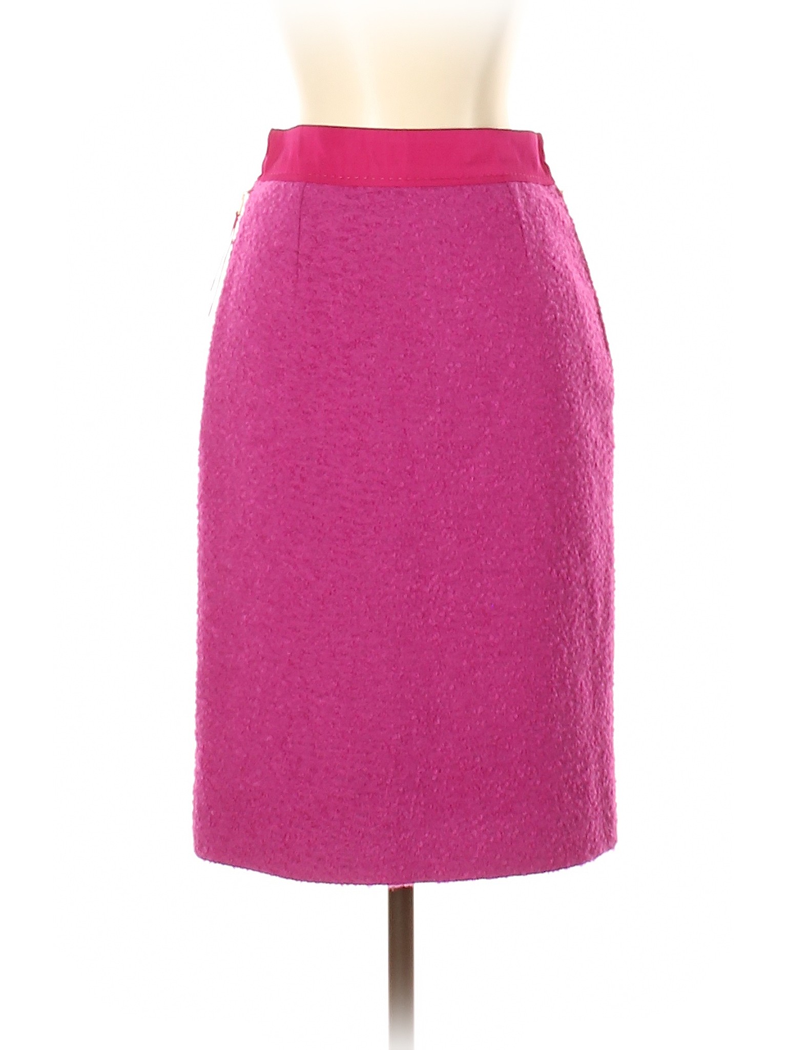 Louis Vuitton Solid Color Block Pink Wool Skirt Size 36 (FR) - 92% off ...