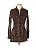 Alberto Makali 100% Polyester Brown Long Sleeve Blouse Size S - photo 1
