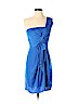 BCBGMAXAZRIA 100% Polyester Blue Cocktail Dress Size 8 (petite) - photo 1