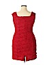 Connected Apparel 100% Polyester Red Cocktail Dress Size 14 (petite) - photo 2