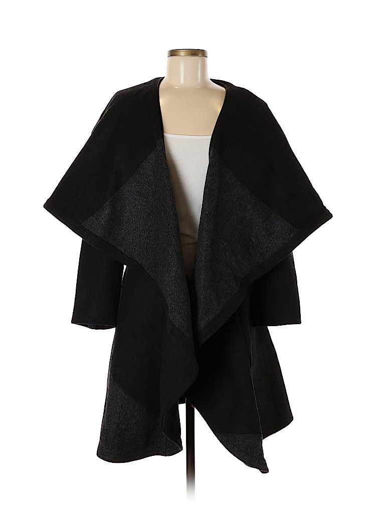 Vera Wang Black Wool Coat Size L - 90% off | thredUP