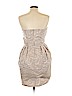Max and Cleo 100% Polyester Tan Cocktail Dress Size 10 - photo 2