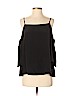 Bailey 44 100% Silk Black 3/4 Sleeve Silk Top Size S - photo 1