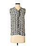 Kate Spade New York 100% Viscose Tropical Dark Green Sleeveless Blouse Size XS - photo 1