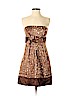 BCBGMAXAZRIA Brown Cocktail Dress Size 4 - photo 1