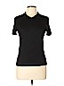 Kate Spade New York 100% Cotton Solid Black Short Sleeve Top Size M - photo 1