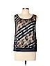 Ann Taylor 100% Nylon Blue Sleeveless Blouse Size 10 (petite) - photo 1