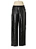 Unbranded 100% Leather Black Leather Pants Size 16   34 Waist - photo 1