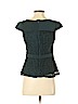 Eva Franco Teal Short Sleeve Blouse Size 8 - photo 2