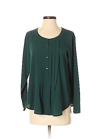 Ann Taylor LOFT Outlet Long Sleeve Blouse (view 1)