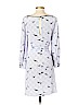 Kate Spade New York 100% Silk Print White Casual Dress Size 8 - photo 2