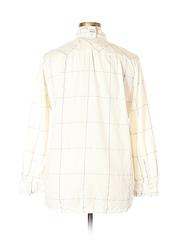 Ann Taylor LOFT Outlet Long Sleeve Button-Down Shirt (view 2)